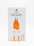 Cargador iPhone 17 Series 40W USB-C con Cable