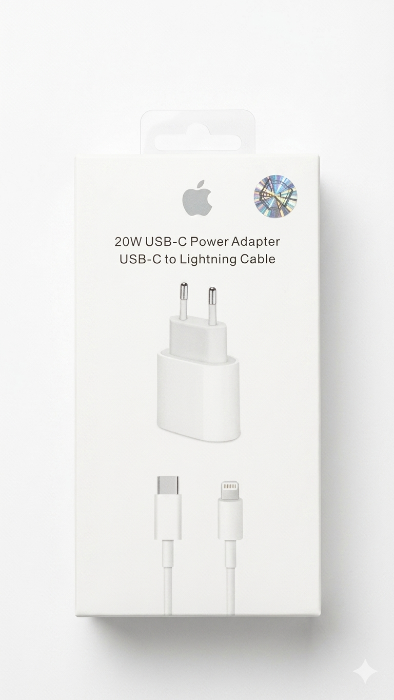 Cargador iPhone 20W USB-C con Cable Lightning
